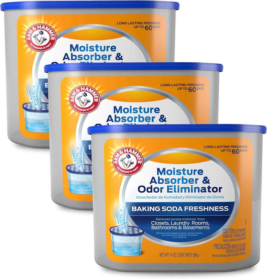 Arm & Hammer Refillable Moisture Absorber and Odor Eliminator 14 oz. Tub