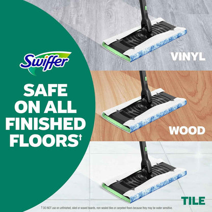 Swiffer Heavy Duty Mop Wet Multi-Surface Cloth Refills for Floor Mopping and Cleaning, Pet with Febreze Odor Defense, 20 count