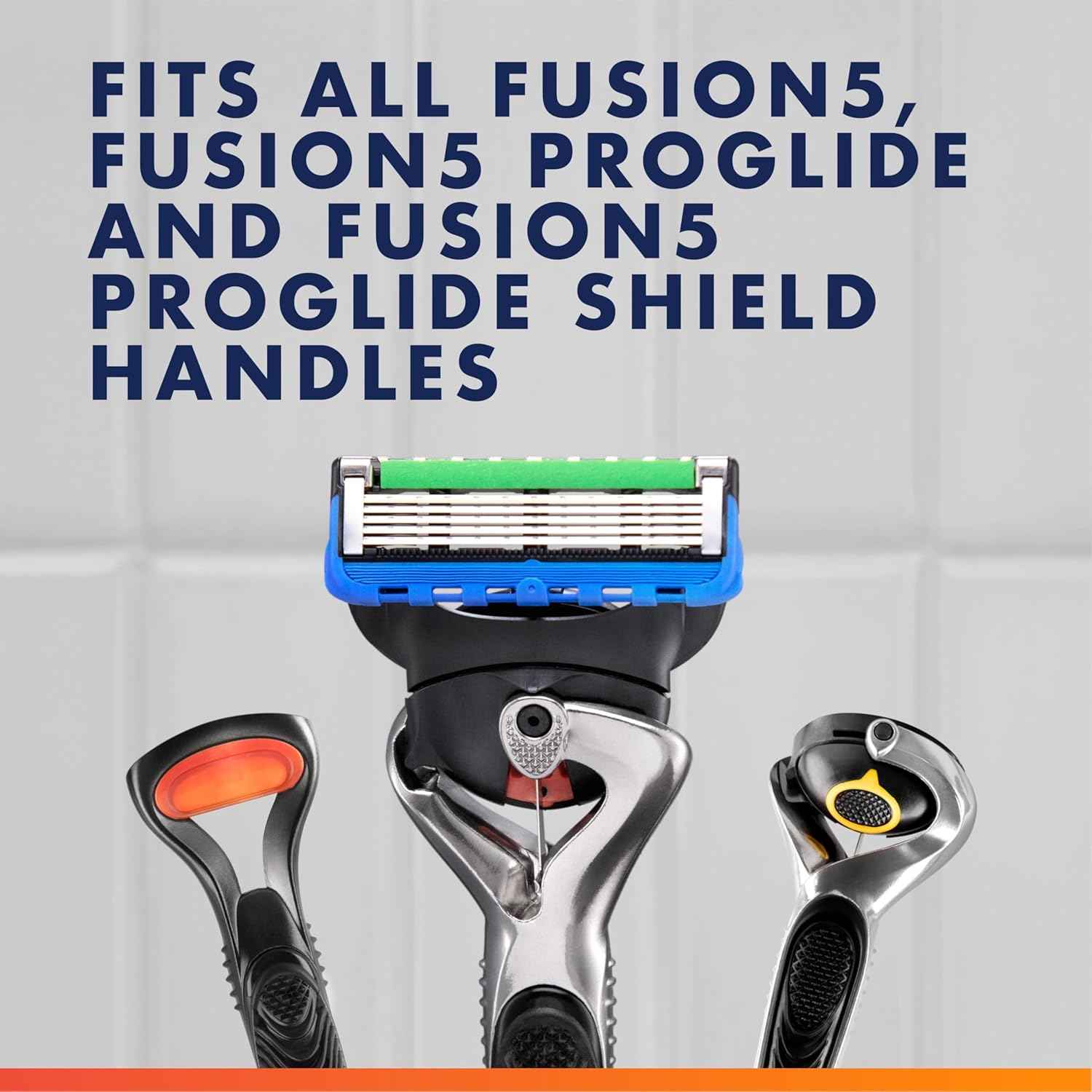 Gillette Fusion5 ProGlide Razor Blades for Men, 5-Blade Razor Refills, 9 Count