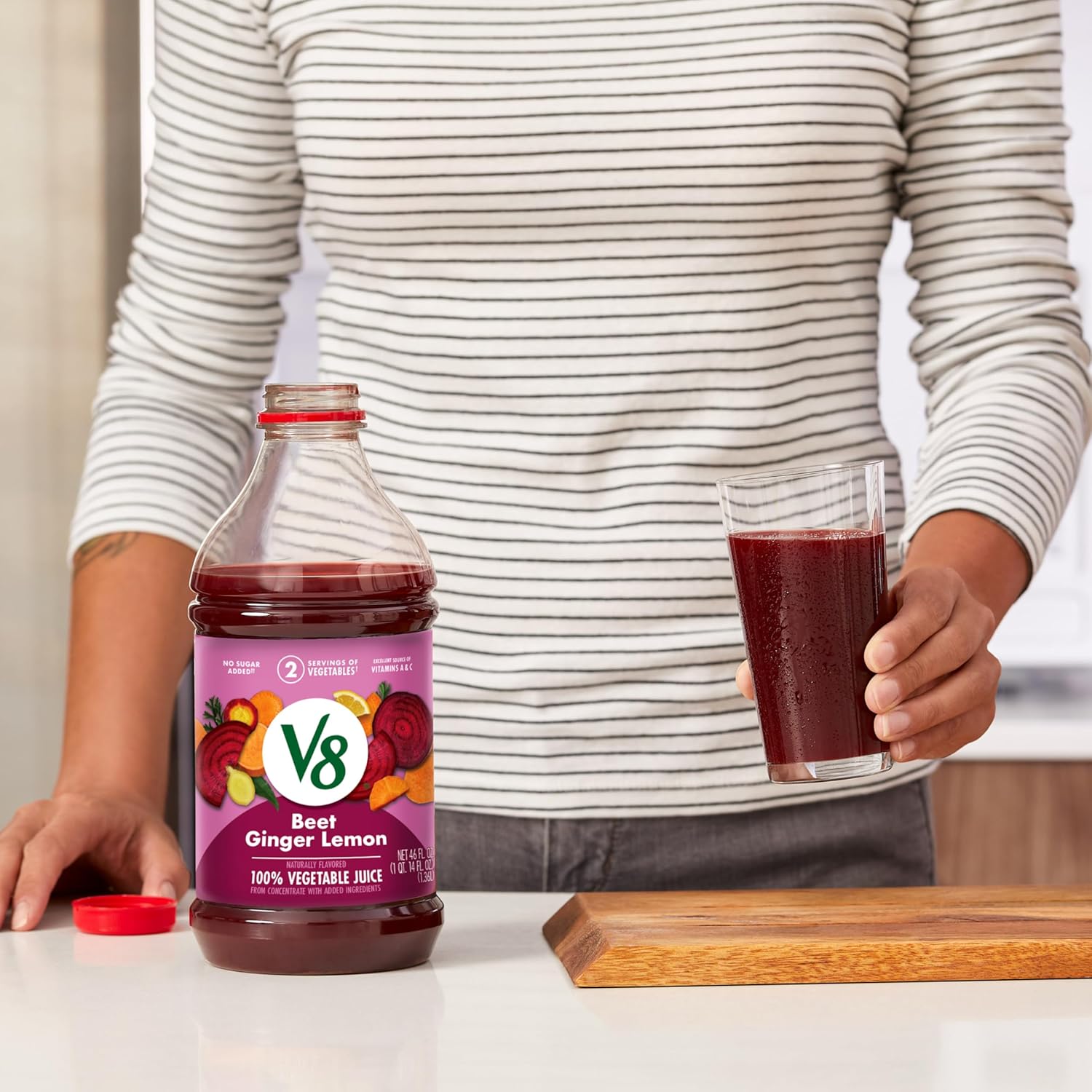 V8_Beet_Ginger_Lemon_100%_Vegetable_Juice,_46_fl_oz_Bottle