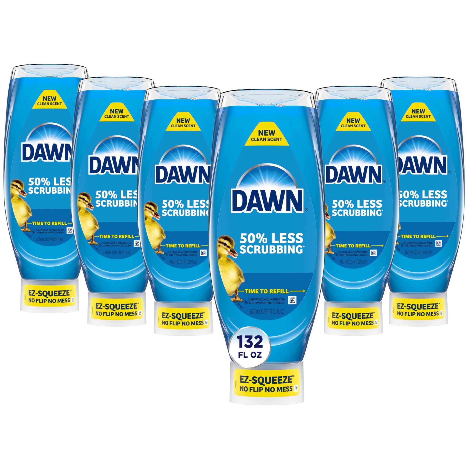 Dawn Ultra EZ-Squeeze Dish Soap Liquid, Dishwashing Liquid, Grease Removal, Upside Down Bottle, Original
