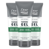 DOVE MEN + CARE Styling Gel 3 count Hair Taming Gel for a Strong Hold Hair Styling Product for Thicker and Healthier Looking Hair 7 oz