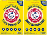ARM & HAMMER Super Washing Soda Household Cleaner and Laundry Booster, 55 oz Box