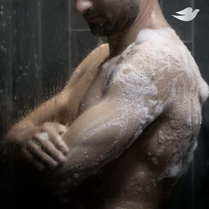 DOVE_MEN_+_CARE_Shower_Tool_4_Count_For_Stronger,_Healthy-Feeling_Skin_Active_Clean_Scrubs_and_Exfoliates_for_a_Deeper_Clean_With_Body_Wash