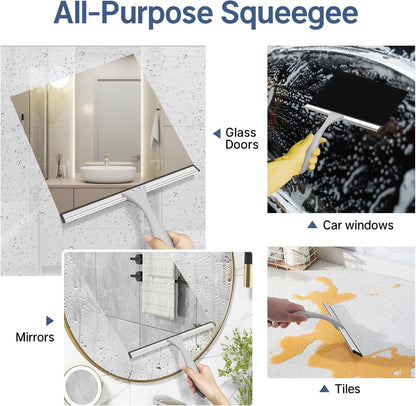 AmazerBath_Squeegee_for_Shower_Glass_Door,_All-Purpose_Squeegee_with_Hook_for_Shower_Doors,_Windows,_Mirrors,_Tiles_and_Car_Glass,_10_Inches