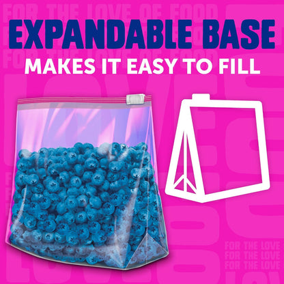Ziploc_Quart_Food_Storage_Slider_Bags,_Power_Shield_Technology_for_More_Durability,_42_Count