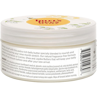 Burt's_Bees_Mama_Belly_Butter_Stretch_Mark_Cream_for_Pregnancy_Massages_Body_&_Reduces_Scar_Appearance,_Prenatal_&_Postnatal_Tummy_Skin_Care,_Shea_Butter_&_Vitamin_E_Rich_Formula,_6.5_Oz_Tub
