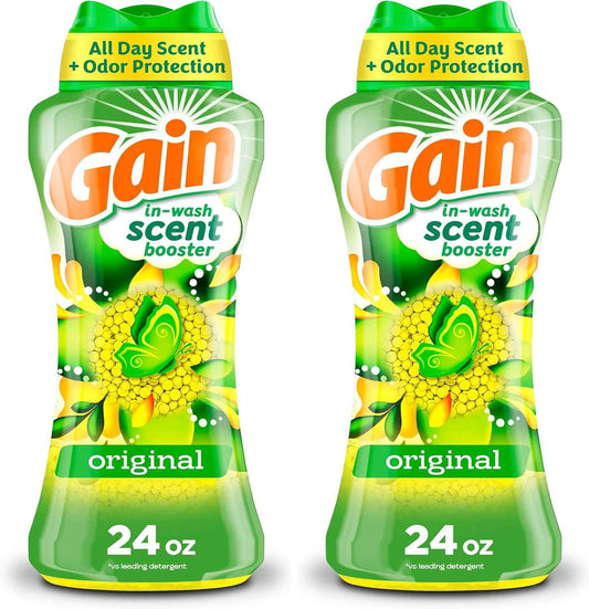 Gain In-Wash Laundry Scent Booster Beads, Original Scent, Fresh Extender + Odor Protection