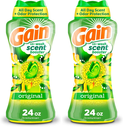 Gain In-Wash Laundry Scent Booster Beads, Original Scent, Fresh Extender + Odor Protection