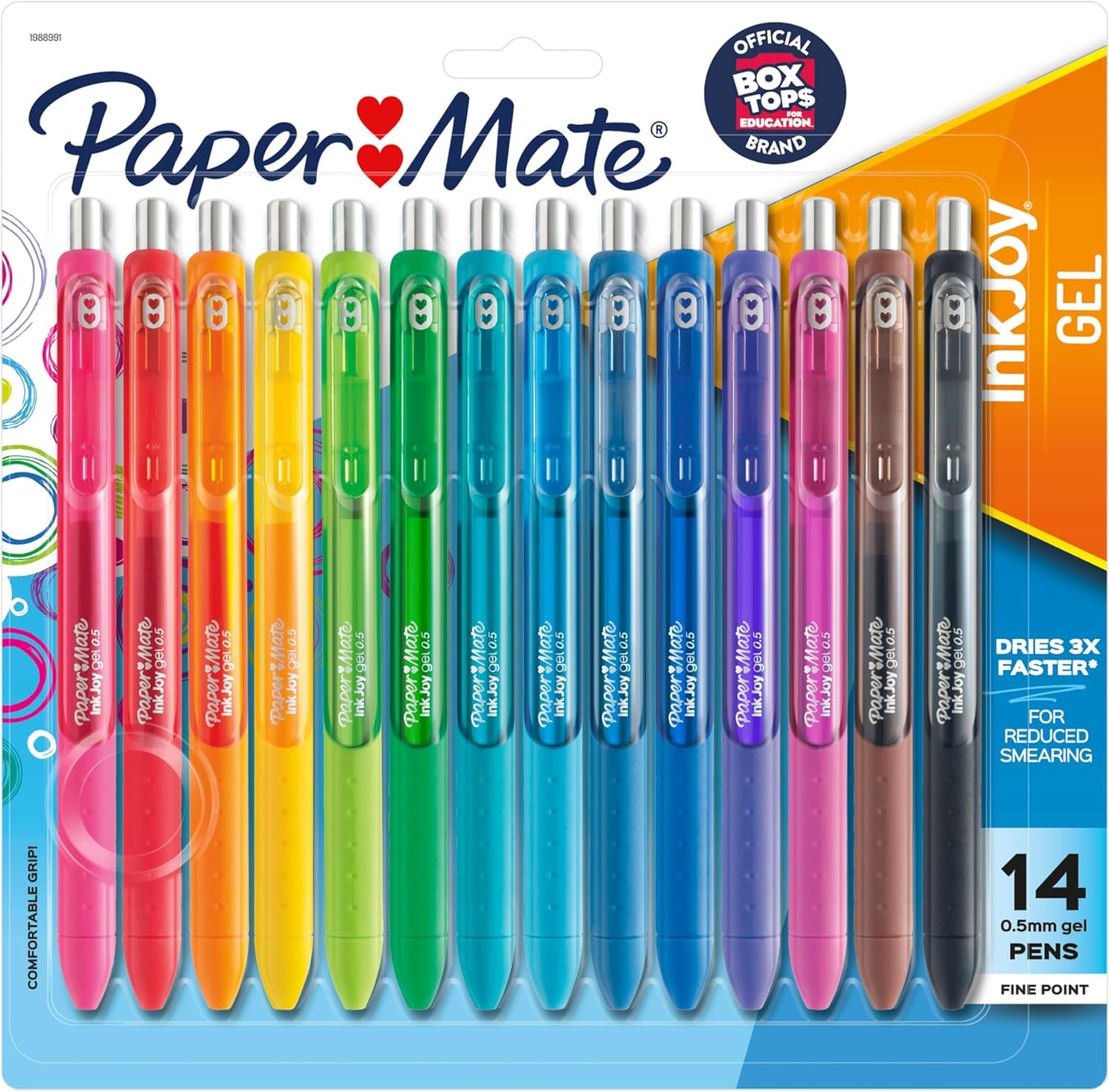 Paper_Mate_InkJoy_Pens,_Gel_Pens,_Fine_Point_(0.5_mm),_Assorted,_14_Count_-_Back_to_School,_Teacher_Supplies,_Writing,_Journaling