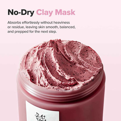 Beauty of Joseon Red Bean Pore Refreshing Mask Mud Cream Hydrating Wash Off Pack, Pore Cleansing Exfoliator, Korean Skin Care for Men and Women 140ml, 4.73 fl.oz