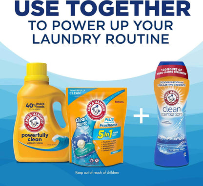 ARM & HAMMER Liquid Laundry Detergent, Clean Burst Fresh