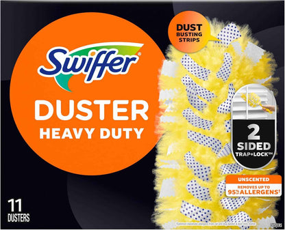 Swiffer Dusters Heavy Duty Multi-Surface Duster Refills for Cleaning, Unscented