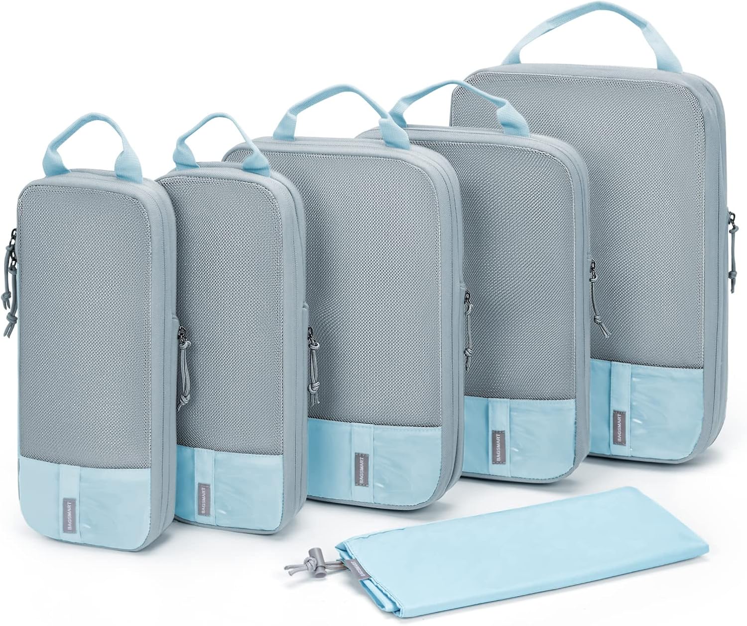 BAGSMART_6_Set_/4_Set/2_Set_Compression_Packing_Cubes_for_Travel,_Lightweight_Luggage_Organizer_Bags,_Durable_Space_Saver_Bags_Travel_Essentials