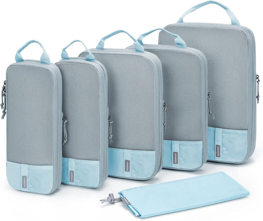 BAGSMART_6_Set_/4_Set/2_Set_Compression_Packing_Cubes_for_Travel,_Lightweight_Luggage_Organizer_Bags,_Durable_Space_Saver_Bags_Travel_Essentials