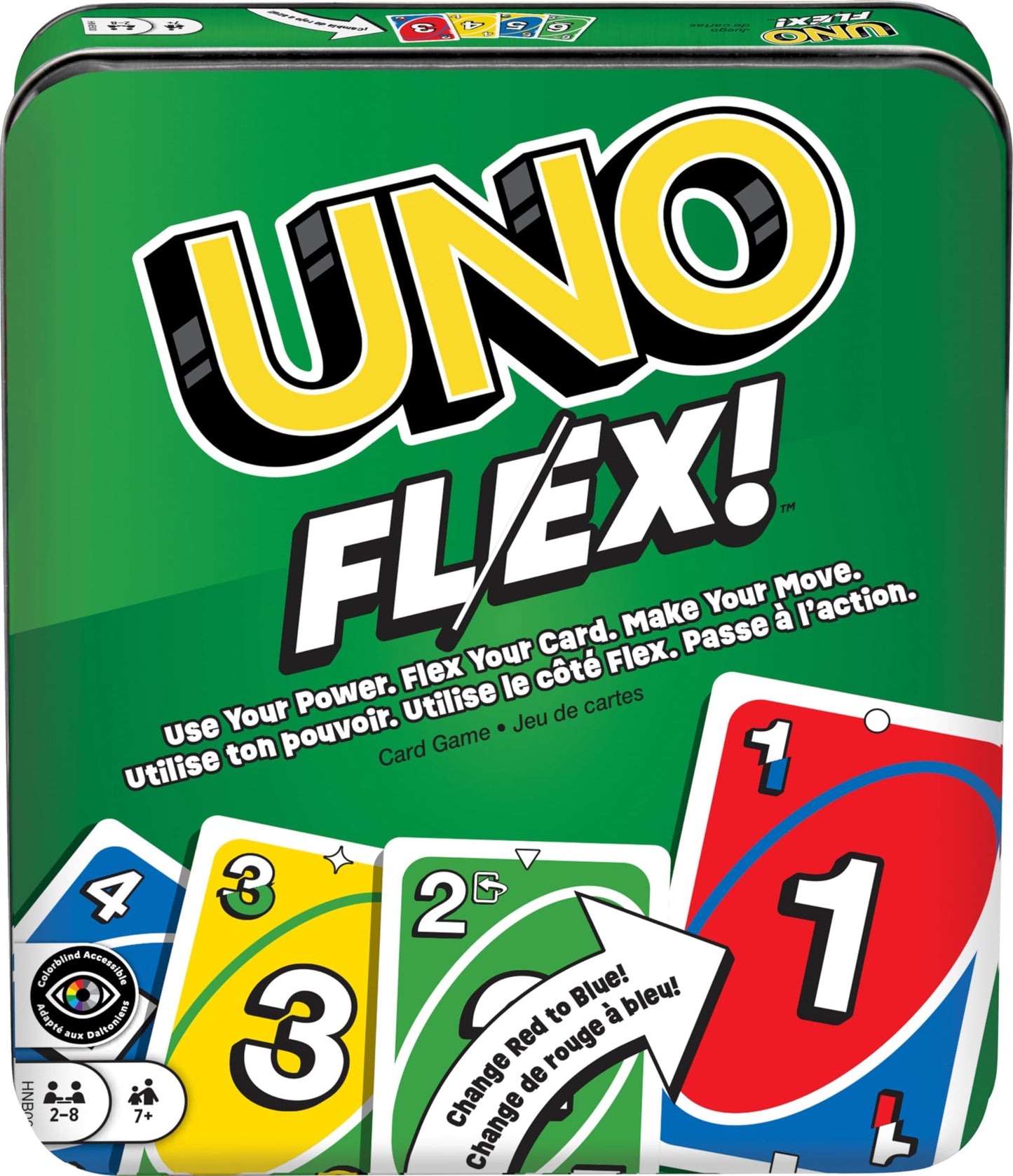 Mattel Games UNO Flex Card Game | Fun Games for Adult and Party Game Night | 2 to 6 Players (Amazon Exclusive)