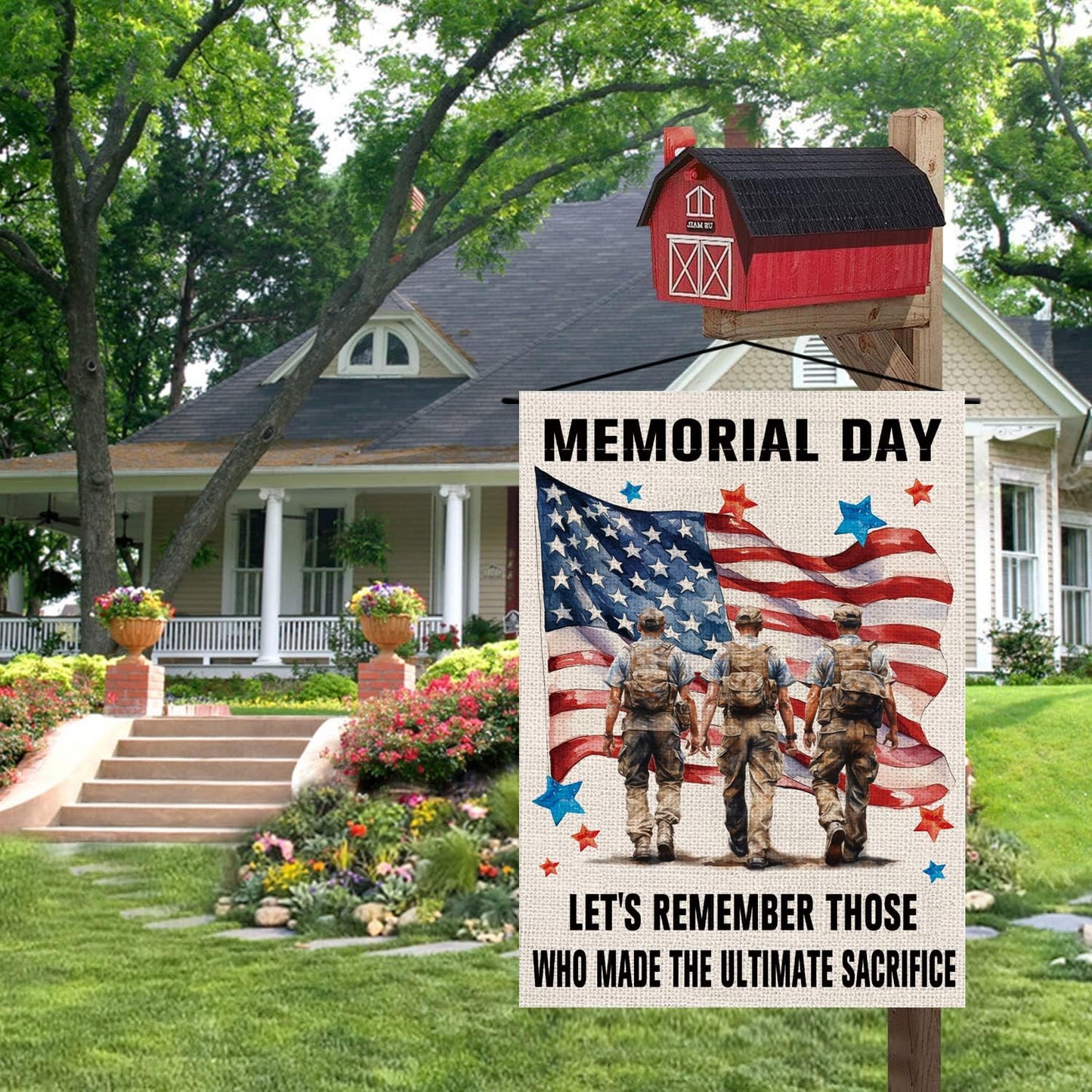Memorial_Day_Garden_Flag_Patriotic_4th_of_July_Stars_and_Stripes_Veterans_American_Patriotic_Vertical_Double_Sided_Yard_Outdoor_Decor_12.5x18_Inch