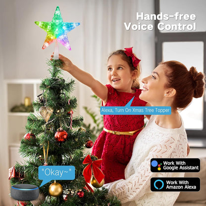 Brizled_Smart_Christmas_Tree_Topper,_7.5"_11_LED_Lighted_Star_Tree_Topper,_WiFi_Voice_Control_Xmas_Star,_App_Controlled_RGB_Color_Changing_Xmas_Treetop_Works_with_Alexa_&_Google_Home_for_Holiday_Tree