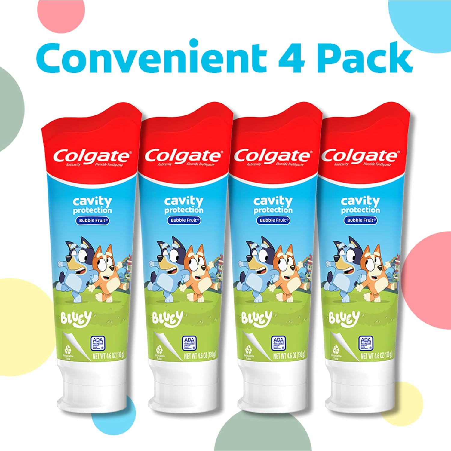 Colgate_Kids_Bluey_Toothpaste_with_Fluoride_for_Cavity_Protection,_Ages_2+,_ADA_Accepted,_Sugar_Free_and_Gluten_Free,_Bubble_Fruit_Flavor,_4_Pack,_4.6_Oz_Tubes