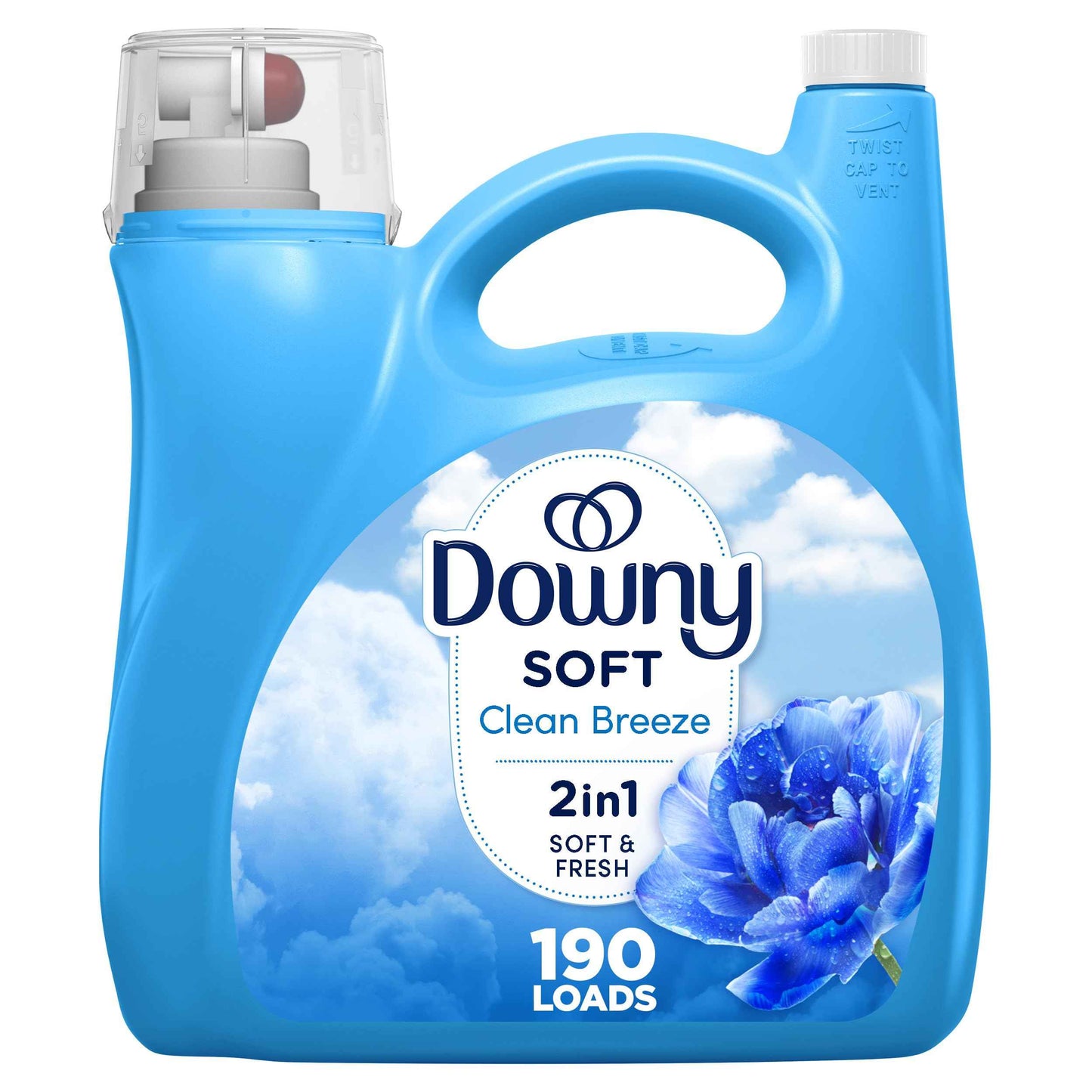 Downy Soft, 2 in 1 Soft and Fresh Liquid Fabric Softene, Fabric Conditioner Liquid provides softness and freshness for fabrics