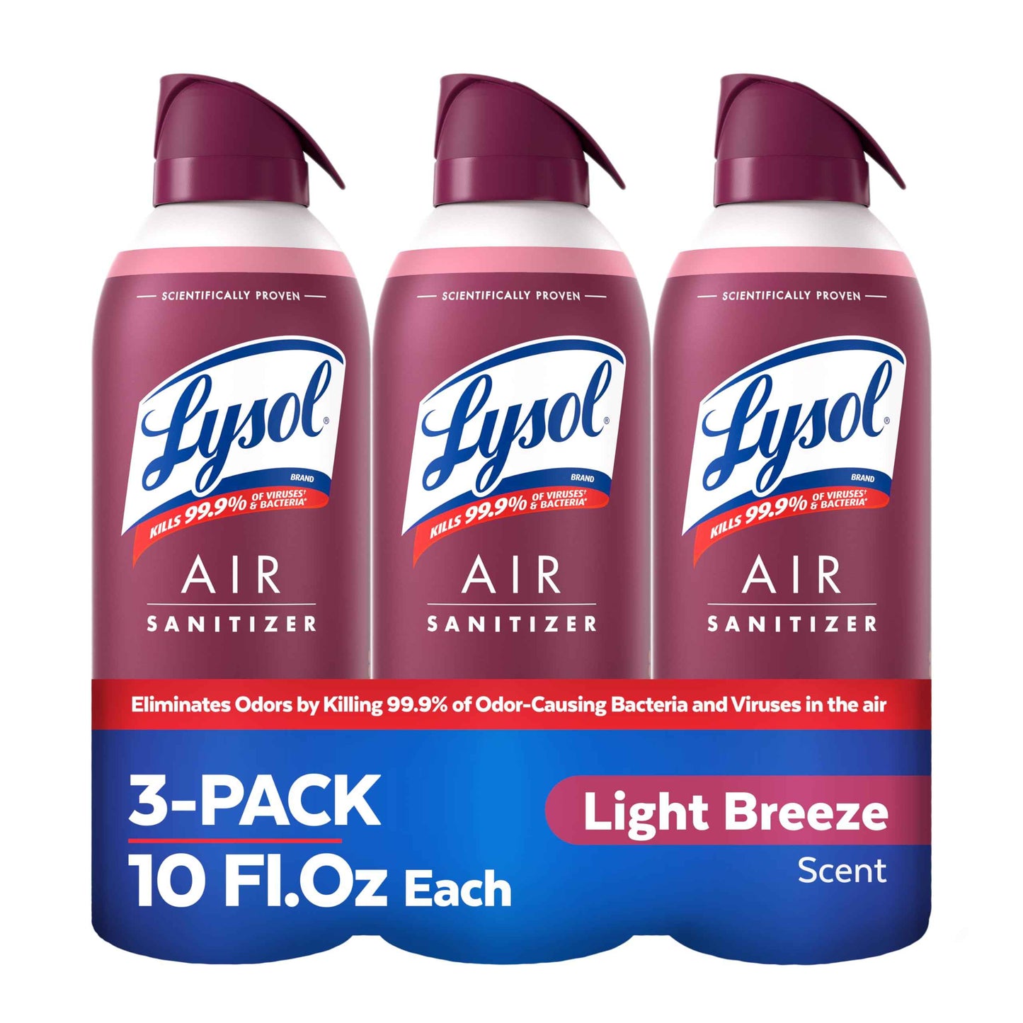 Lysol Air Sanitizer Spray with Bacterial Odor Eliminator for Home & Office, Sanitizing Air Spray, Air Freshener Alternative