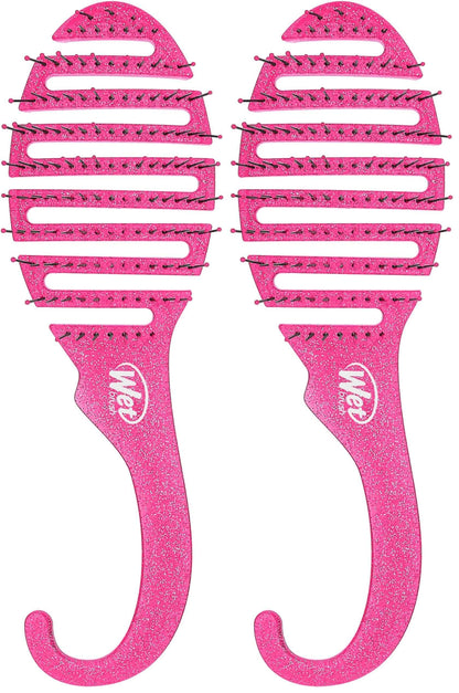 Wet Brush Shower Hair Brush Detangler - Exclusive Ultra-soft IntelliFlex Bristles - Minimizes Pain And Protects Against Split Ends and Breakage - Comb For Women, Men, Wet & Dry Hair