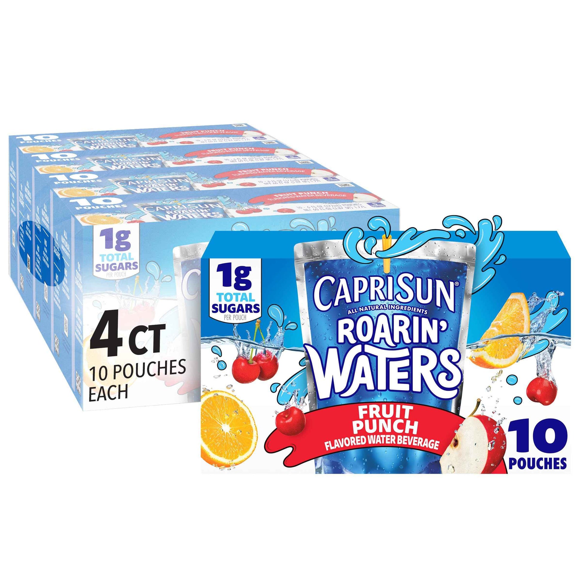 Capri Sun 100% Juice Fruit Punch Naturally Flavored Juice Blend