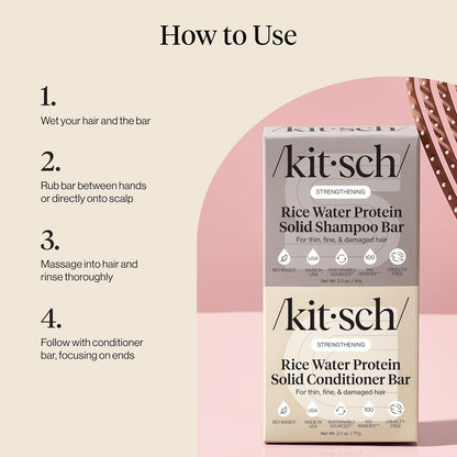Kitsch_Rice_Water_Protein_Solid_Shampoo_and_Conditioner_Set_for_Hair_Growth_–_Strengthening_Hair_Care_Duo_w/Rice_Protein_&_Vitamins_for_Damage_Repair_–_Paraben,_Sulfate_&_Silicone_Free,_Made_in_USA