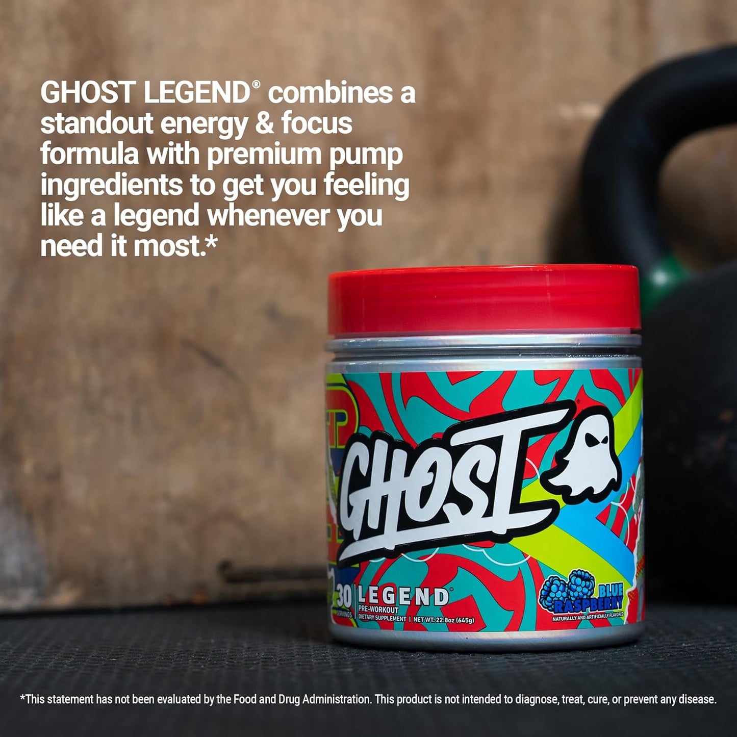 GHOST_Legend_Pre-Workout_Powder,_Blue_Raspberry_-_30_Servings_–_Pre-Workout_for_Men_&_Women_with_Choline,_L-Citrulline,_&_Beta_Alanine_for_Energy_&_Focus
