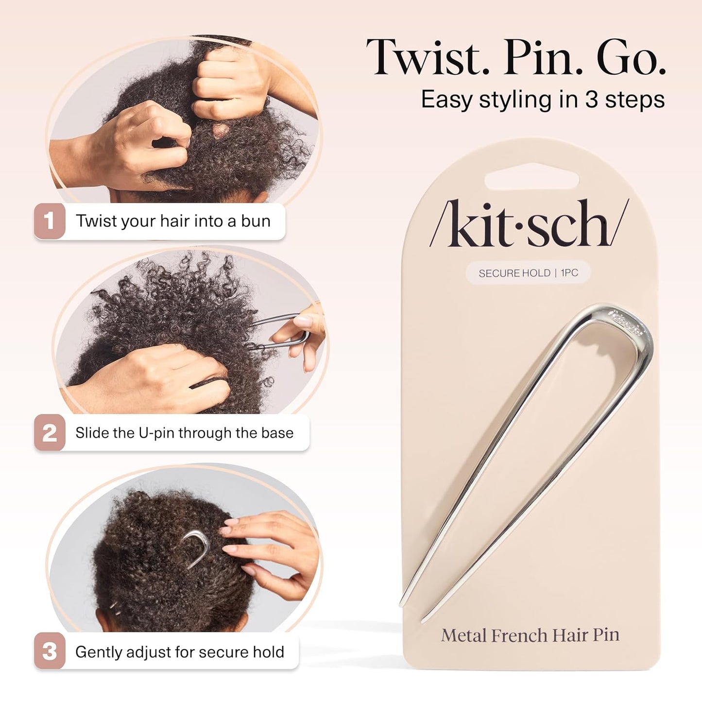 Kitsch_Metal_French_Hair_Pin_for_Women_-_Elegant_Hair_Accessories,_Ideal_for_Buns_&_French_Twist,_Designed_for_a_Secure,_Comfortable_Fit_|_Ideal_Gifts_for_Women_-_Silver