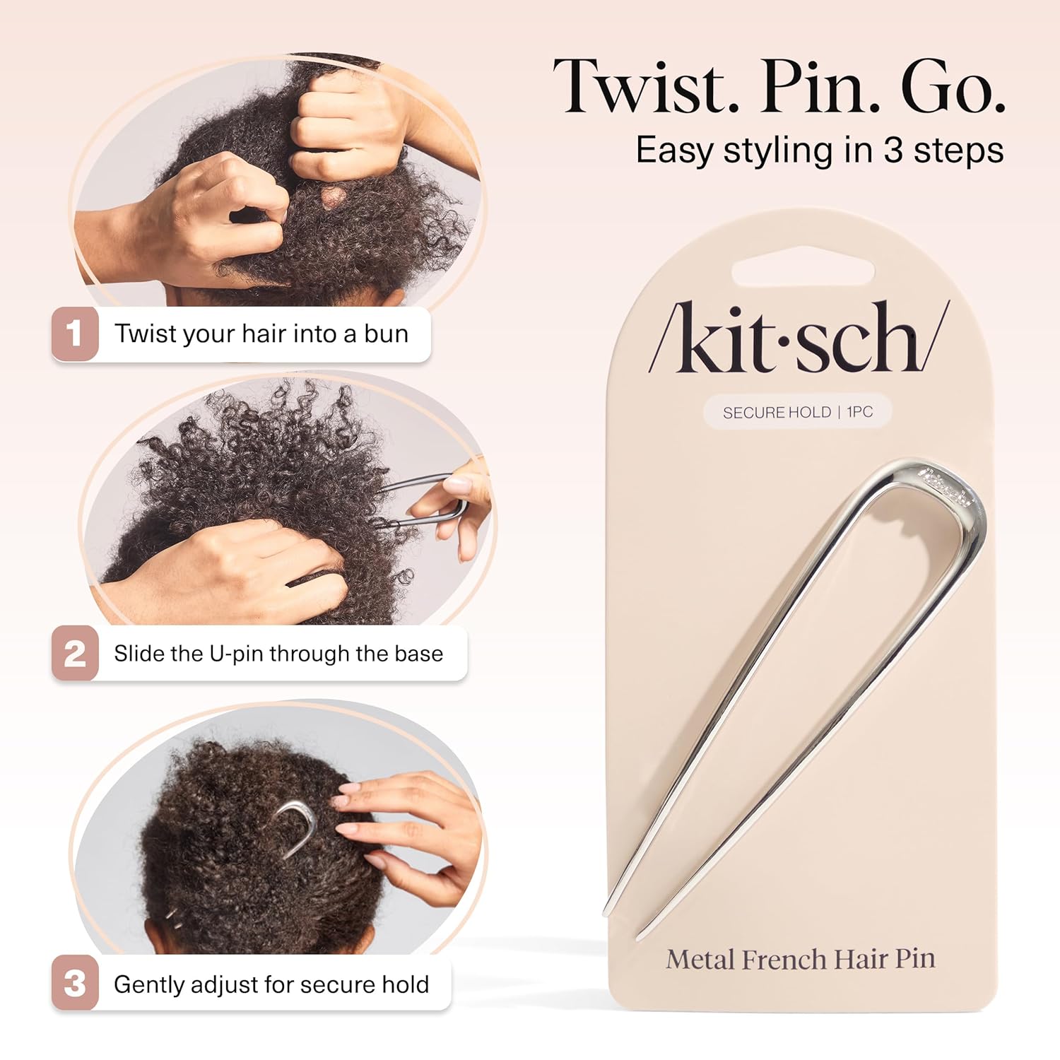 Kitsch_Metal_French_Hair_Pin_for_Women_-_Elegant_Hair_Accessories,_Ideal_for_Buns_&_French_Twist,_Designed_for_a_Secure,_Comfortable_Fit_|_Ideal_Gifts_for_Women_-_Silver