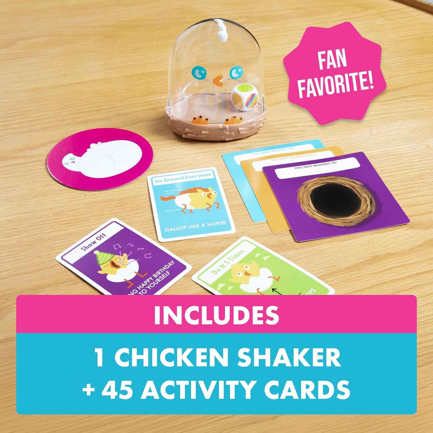 Exploding Kittens Chicken Butt 2-6 Players - Ages 4+ - 2 Minutes to Play - Hot Potato Style Card Game - Fun Card Game, Family Game Night, Creative Kids Game