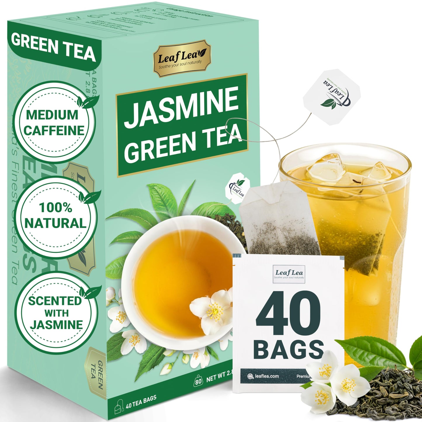 Jasmine - 40 Tea Bags (Pack of 1)