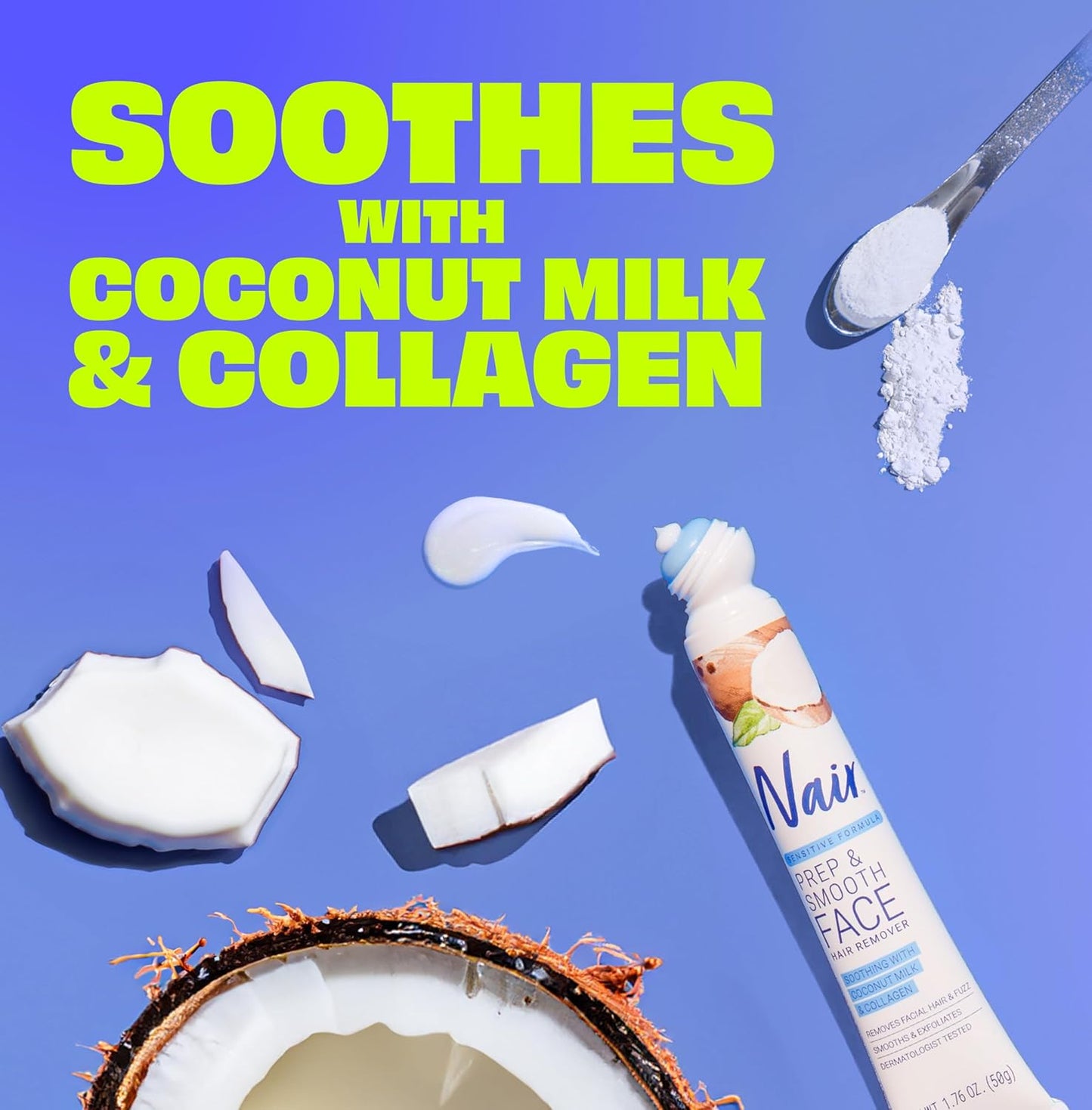 NAIR_Exfoliating_Facial_Hair_Removal_Cream_for_Women_-_Smooth_Skin_Solution_with_Collagen_for_Sensitive_Skincare