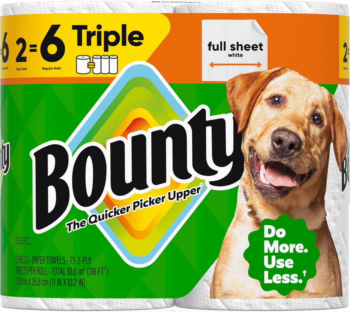 Bounty_Full_Sheet_Paper_Towels,_White,_2_Triple_Rolls_=_6_Regular_Rolls_(Packaging_May_Vary)