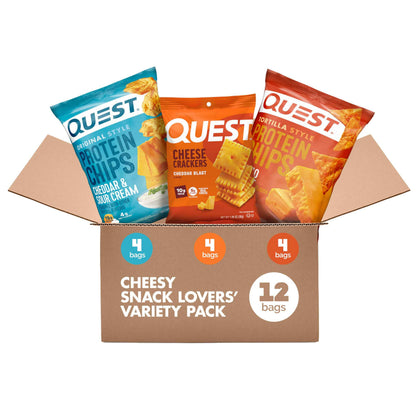 Quest Nutrition Protein Chips Variety Pack High Protein, Low Carb, 1.1 oz