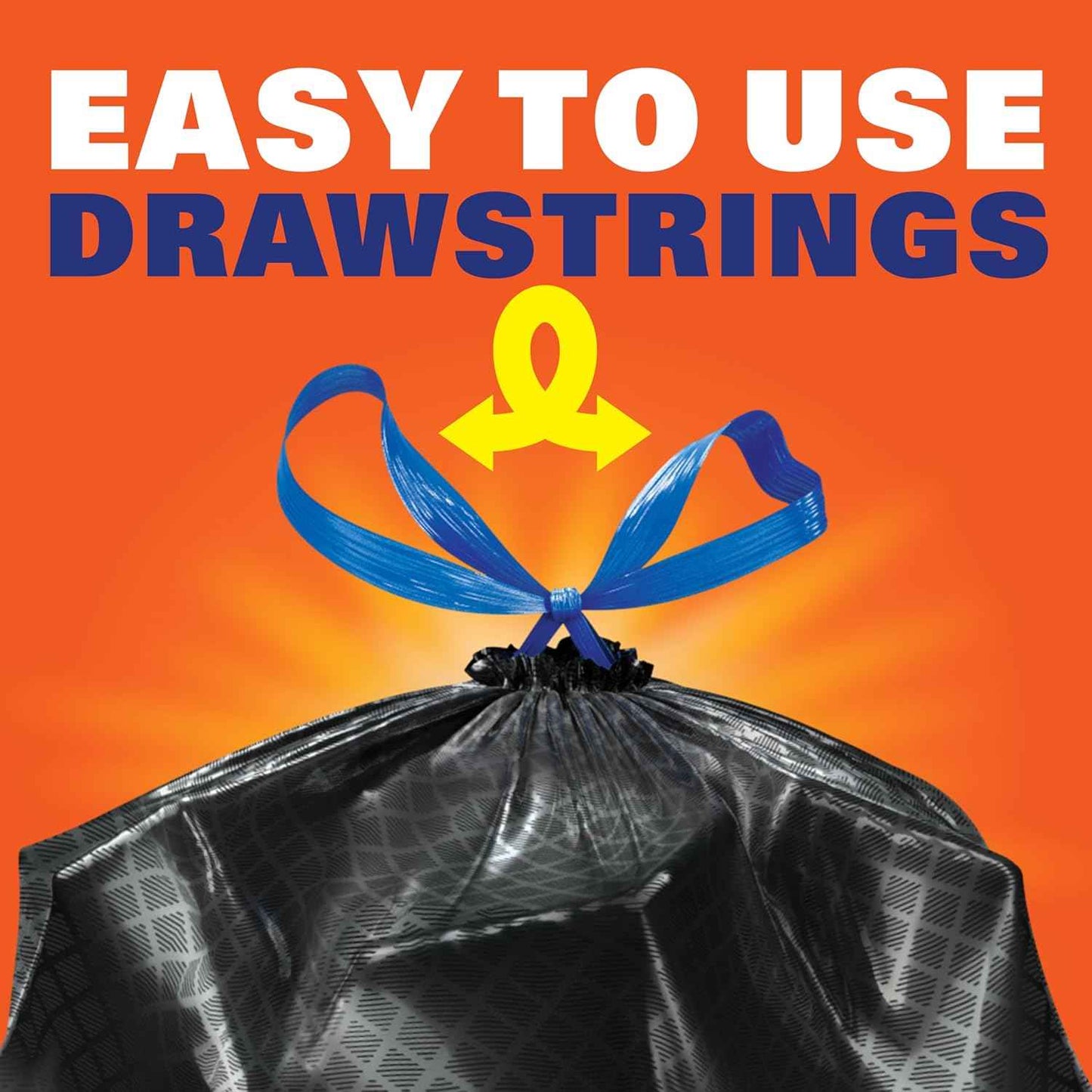 Hefty Ultra Strong 30 Gallon Trash Bags, Large Trash Bags 30 Gallon Size, Multipurpose, Break Resistant Drawstring Closure, Resists Leaks, Punctures, and Tears