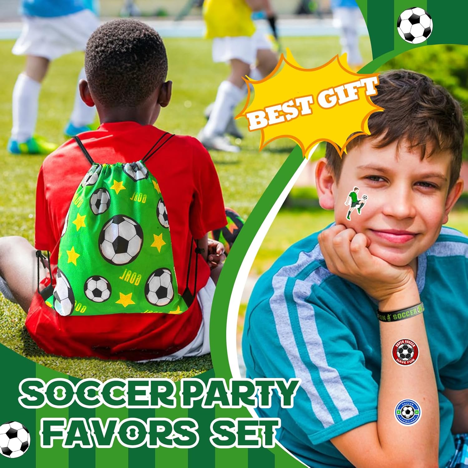 110Pcs_Soccer_Party_Favors_Drawstring_Bags_Soccer_Goodie_Bag_with_Mini_Ball,_Wristband,_Slap_bracelets,_Keychains,_Stickers_for_Soccer_Party_Supplies