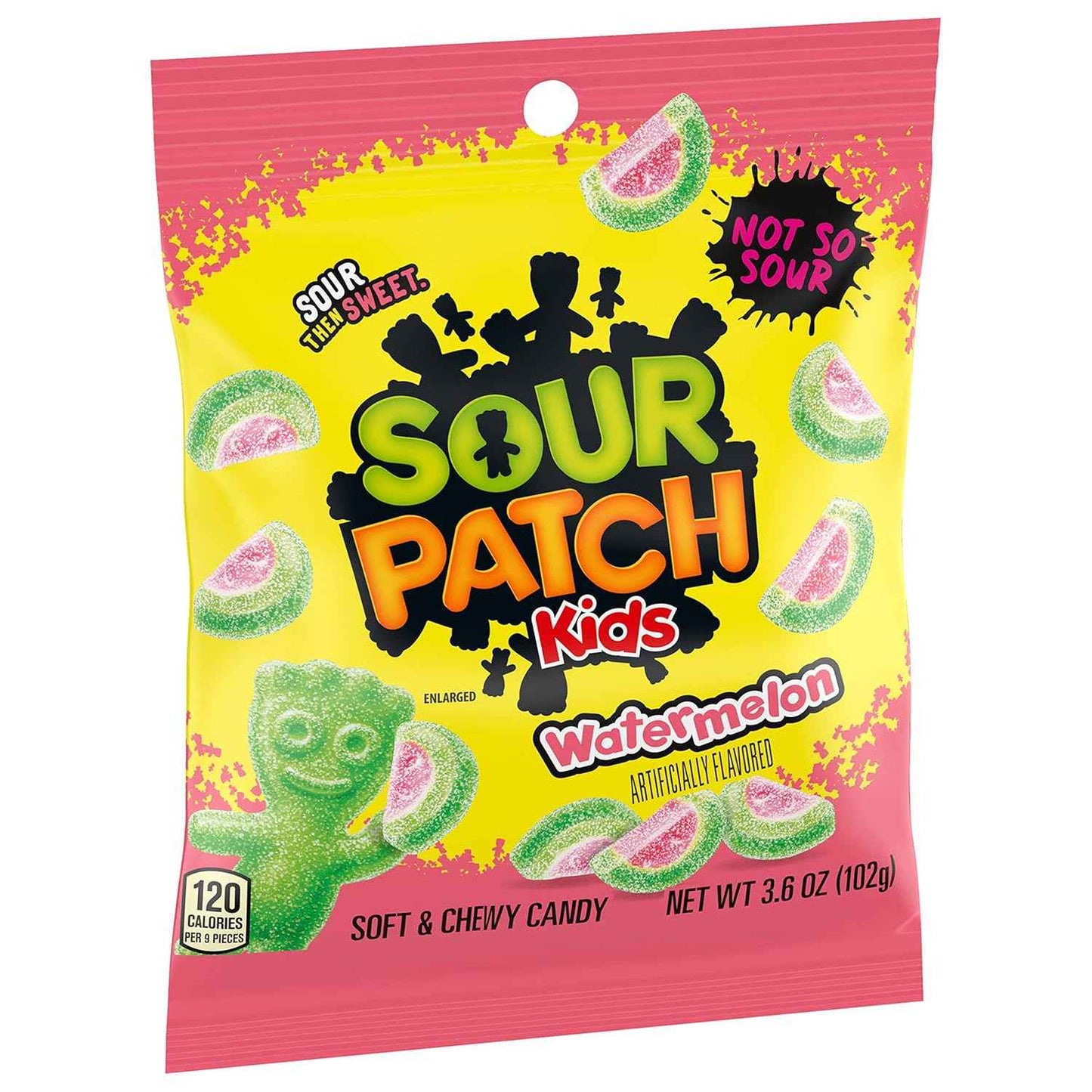 SOUR PATCH KIDS Watermelon Soft & Chewy Candy, Bulk Candy, 12-3.6 oz Bags