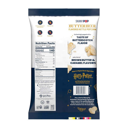 SkinnyPop Flavored Kettle Popcorn, Harry Potter Snacks, Gluten Free, Vegan, Non-GMO, Dairy Free, SkinnyPop, 5.3oz Grocery Sized Bag