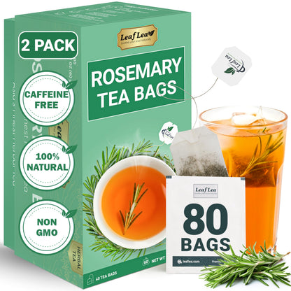 Rosemary Tea - 80 Tea Bags (Pack of 2)