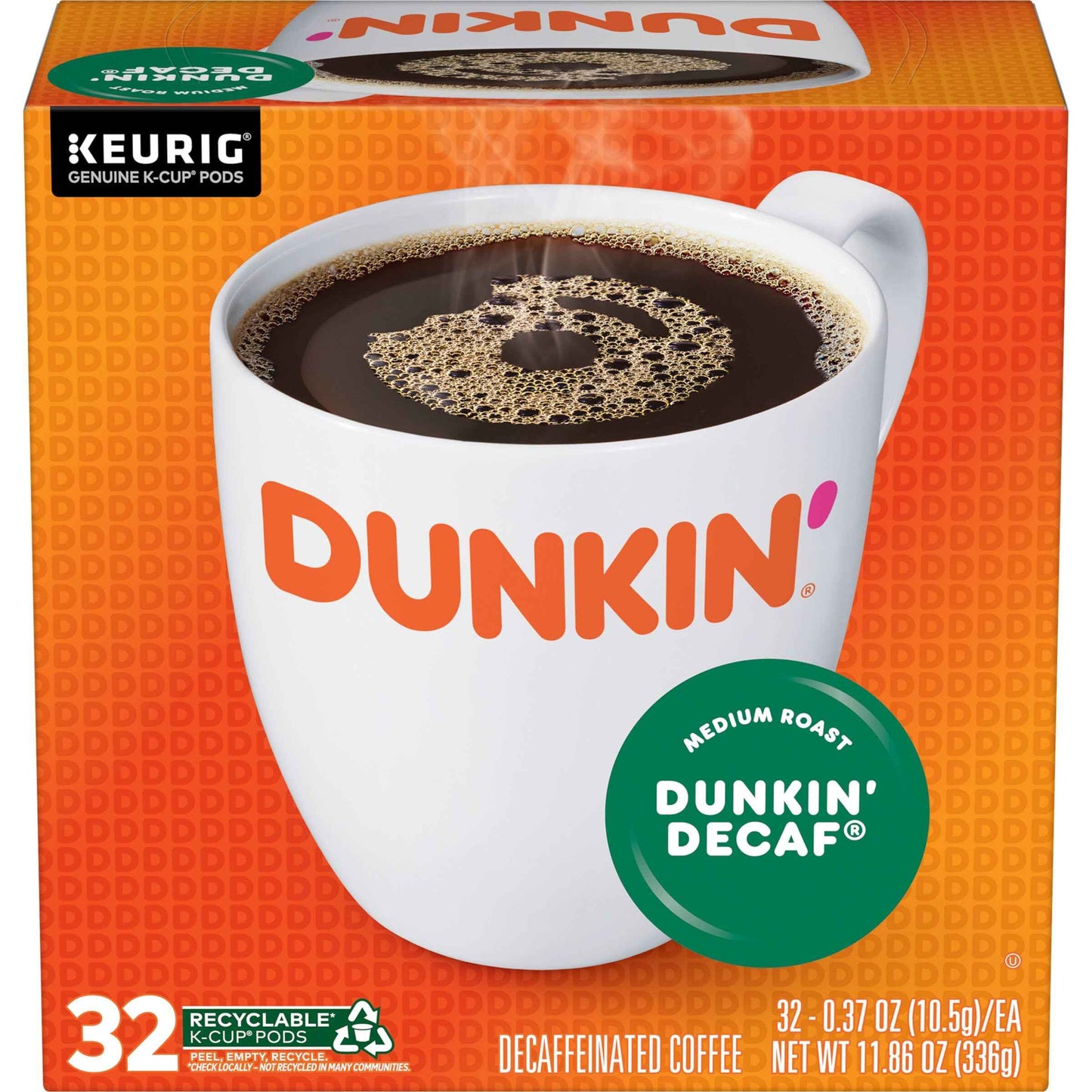 Dunkin' Decaf Medium Roast Coffee