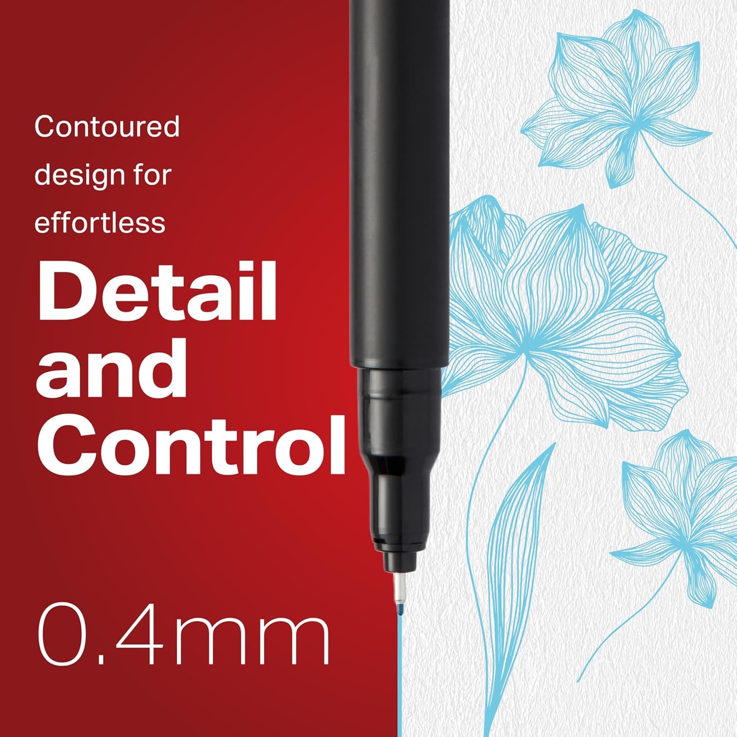 Sharpie_Felt_Tip_Pens,_Fine_Point_(0.4mm),_Blue,_12_Count