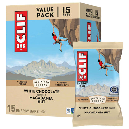 CLIF BAR - Energy Protein Bars - Made with Organic Oats - Energy Bars - Non-GMO