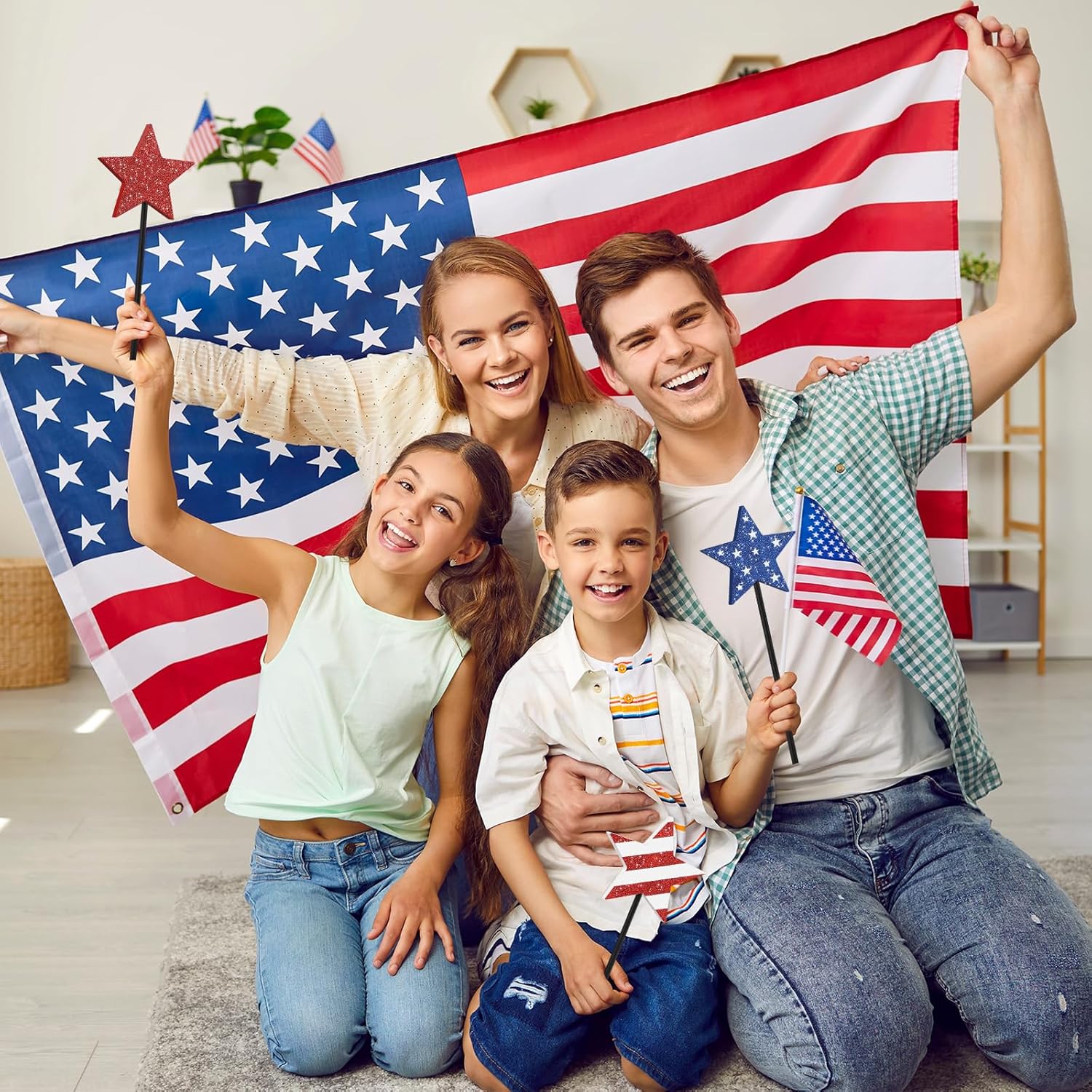 4th_of_July_Tiered_Tray_Decor_Wooden_Star_Set,_3_Pcs_Memorial_Day_Table_Decorations,_Rustic_Patriotic_Tabletop_Home_Decor,_Red_White_and_Blue_Decorations_for_Home_(Shiny)