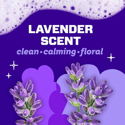 Mr. Clean Magic Eraser Sponge, Bathroom, Shower, Tub Cleaner, Soap Scum Remover, Bathroom Cleaning Supplies, Dawn Cleaning Power with Lavender Scent, Shower & Tub