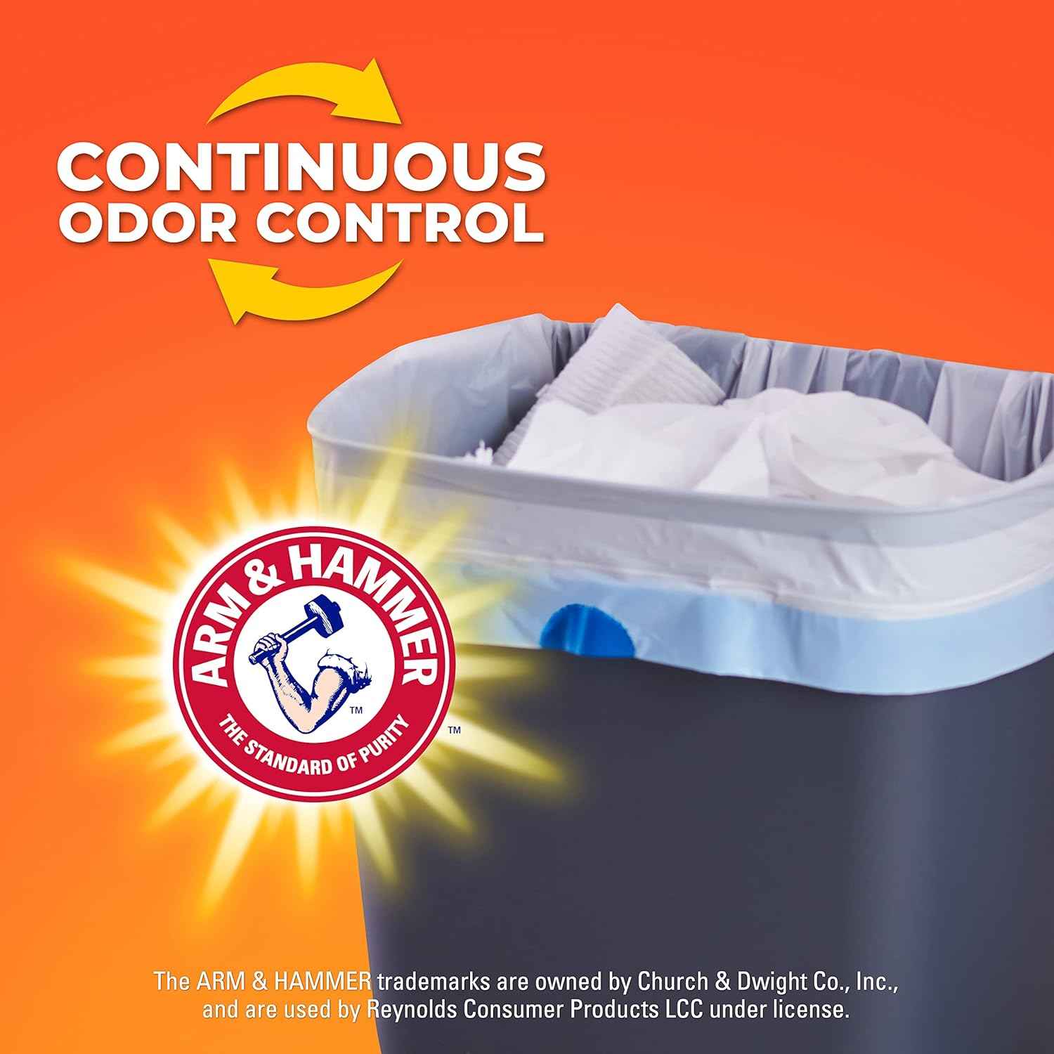 Hefty Medium Trash Bags, Fabuloso Scent, 8 Gallon
