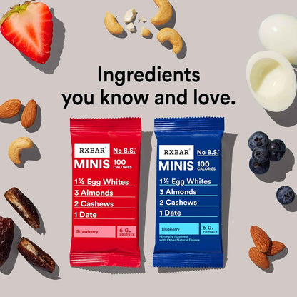 RXBAR Minis Protein Bars, Snack Bars, Variety Pack