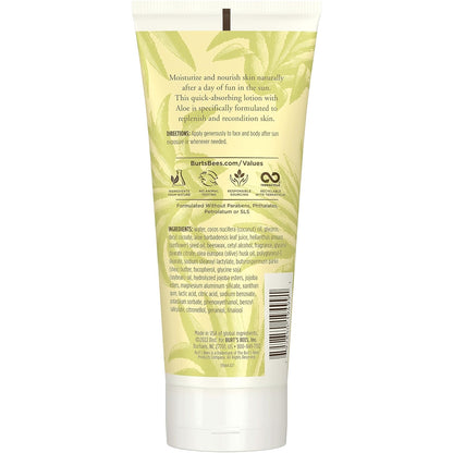 Burt's_Bees_After_Sun_Lotion_with_Hydrating_Aloe_Vera_&_Coconut_Oil_-_Summer_Essentials,_Sunburn_Relief,_Natural_After_Sun_Soother,_6_oz
