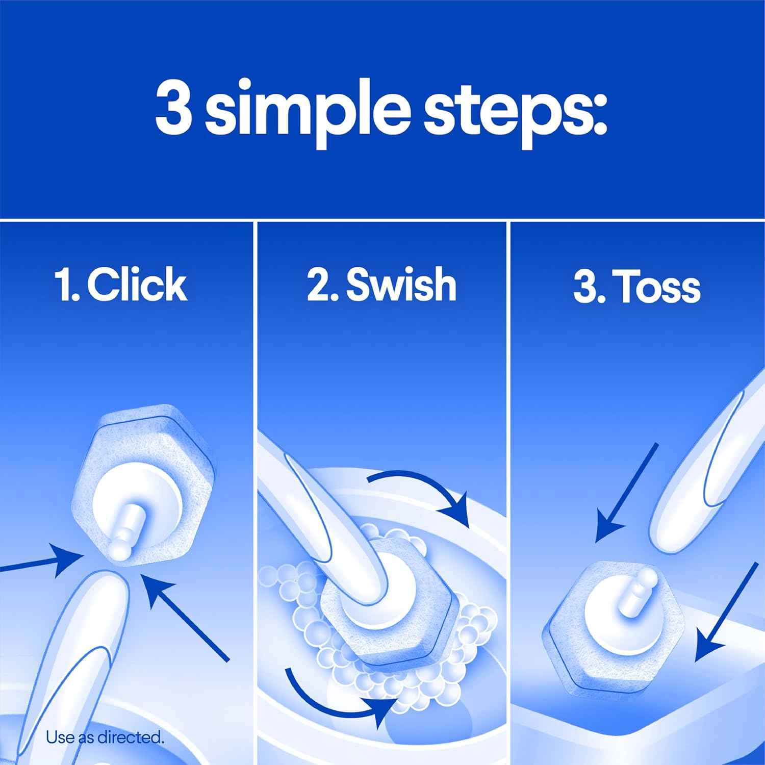 Clorox ToiletWand Toilet Cleaner Refills, Toilet brush, Original, 10 Count